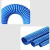 Flexible PVC Duct Hose, Blue Industrial Bellows Hose, 100 mm × 2 m view 4