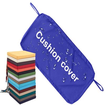 uyeoco Waterproof Leather Replacement Sofa Cushion Cover, Royal Blue, 60 x 40 x 15 cm