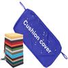 uyeoco Waterproof Leather Replacement Sofa Cushion Cover, Royal Blue, 60 x 40 x 15 cm view 1