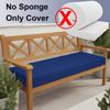 uyeoco Waterproof Leather Replacement Sofa Cushion Cover, Royal Blue, 60 x 40 x 15 cm view 4
