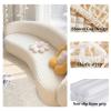 Semi-Circular Stretch Sofa Cover for Curved and Sectional Sofas view 2