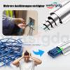 Wetsfgdg Self-Adhesive Cable Raceway, Cable Bridge for Power Cords, Fast Installation, Home Office and Warehouse Cable Management, Outer Width 53 mm (9 Pieces) view 3