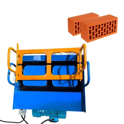 Electric Concrete Block Press, 45-Second Molding, 30 Blocks/Hour