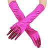 Women's Long Satin Opera Gloves, One Size view 2