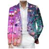 Men's Carnival Blazer Costume Jacket, Hot Pink, M view 1