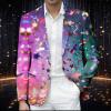 Men's Carnival Blazer Costume Jacket, Hot Pink, M view 2