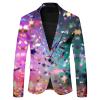 Men's Carnival Blazer Costume Jacket, Hot Pink, M view 3