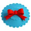Se Bowknot Silicone Drink Cup Lid, Dark view 1