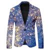 Men's Blue Carnival Costume Blazer, Size M view 1