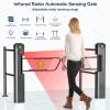 Automatic One-Way Swing Gate with Radar Sensor, Aluminum Finish, Style A view 2