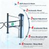 Automatic One-Way Swing Gate with Radar Sensor, Aluminum Finish, Style A view 3
