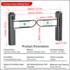 Automatic One-Way Swing Gate with Radar Sensor, Aluminum Finish, Style A view 4
