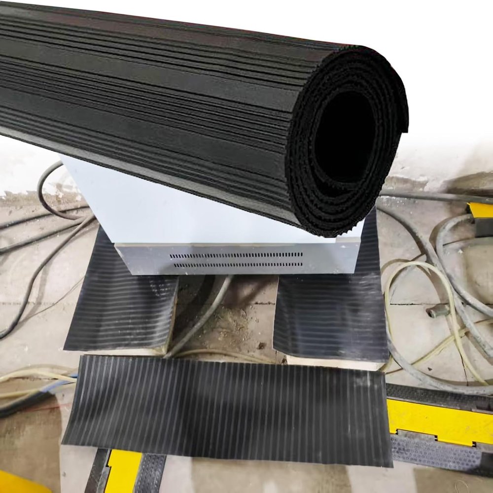 Insulating Rubber Mats, High-Voltage Electrical Safety Mat for Homes and Workplaces, 1–10 m Long