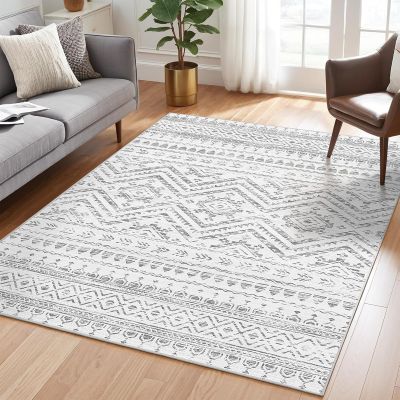Modern Neutral-Style Rug, 180 x 300 cm, Gray