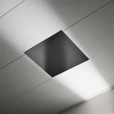 Generic Roof Hatch, Black Metal Access Door with Touch Latch, Concealed Attic Hatch for Electrical and Plumbing Installations (550 x 700 mm)