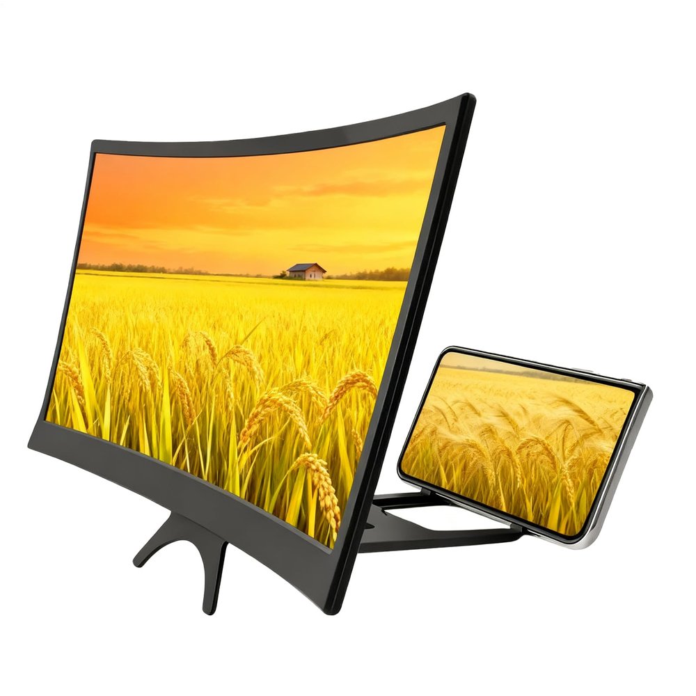 30 cm Foldable Curved Phone Screen Magnifier