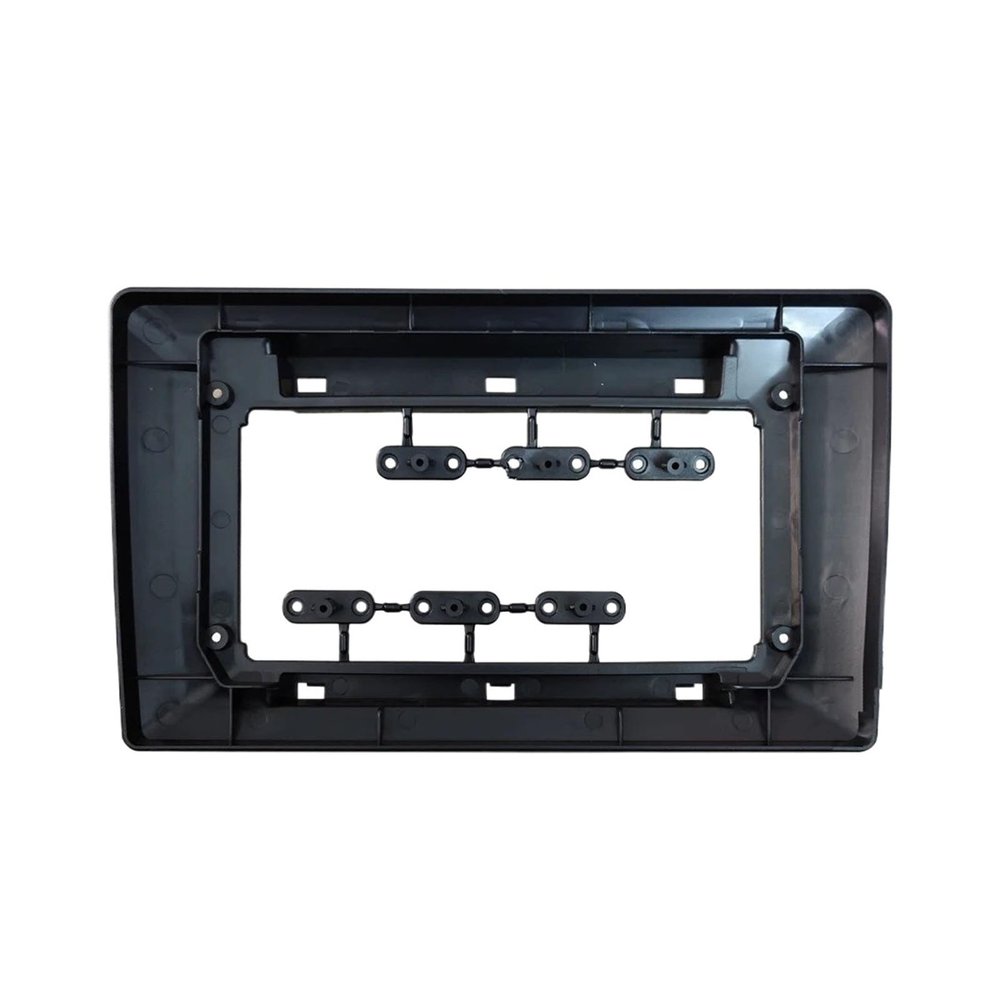 9-Inch to 10-Inch Stereo Fascia Universal Adapter Frame, Transparent Bezel, 5-Pack