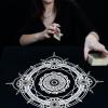 Generic Tarot Mat, 49 x 49 cm Square Fortune-Telling Tablecloth view 3