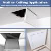 Attic Hatch, Metal Access Panel with Push Latch, White Access Door for Walls, Ceilings and Attics view 2