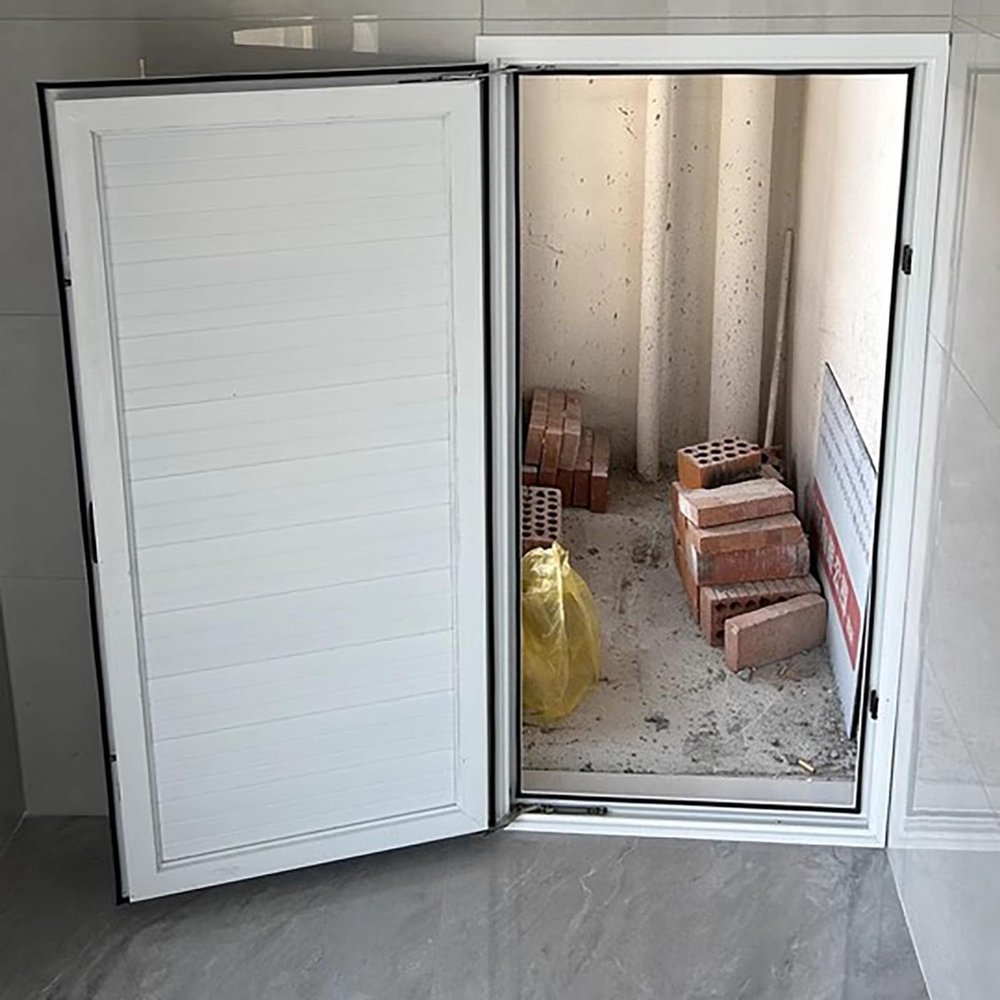 Generic Roof Hatch, Large White Attic Access Panel for Drywall, Plumbing, HVAC, and Irrigation Systems (50 x 75 cm), Robust Metal Construction, Easy Installation