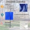 Generic Weatherproof Square Basketball Pole Pad, Blue, 8 x 8 in view 3