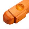 plplaaoo Wooden Pool Cue Rack, Wall-Mounted Holder, Holds 6 Cues view 2