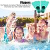 Kids' Short Swimming Fins for Boys and Girls view 2