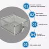 Sterilization Basket for Surgical Instruments, Stainless Steel Mesh Case, Autoclave-Safe view 4