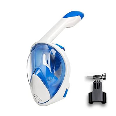 Full-Face Snorkel Mask for Diving and Snorkeling, Anti-Fog Mask for Adults