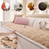 Generic Sofa Throw - Washable Milk Fiber Sofa Cover, Pet-Resistant Upholstery Protector, Non-Slip, Brown, 60 x 150 cm view 3
