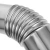 ULTECHNOVO Stainless Steel 45° Elbow Pipe for Fireplaces and Stoves, Heat-Resistant, 6 cm view 3