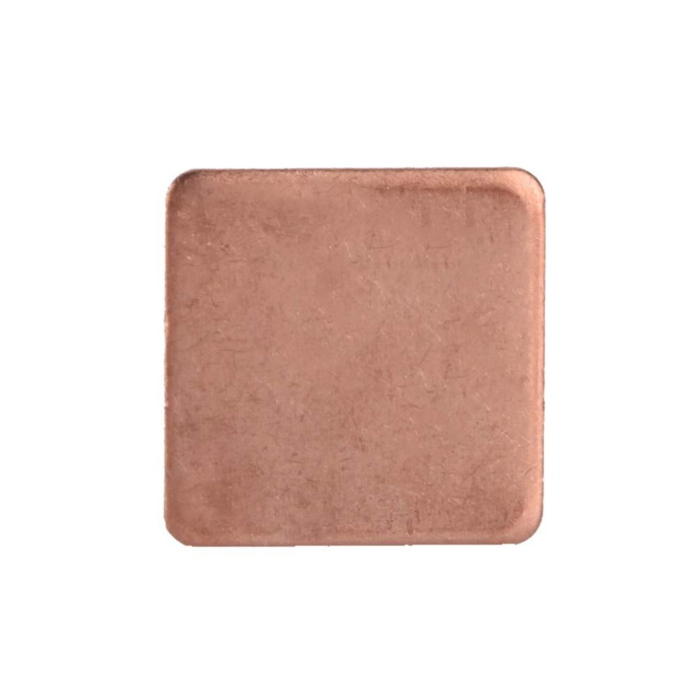 Julihai 10-Pack Copper Shim Heat Sinks, 20 x 20 mm, 0.3–1.5 mm Thick, for GPU/CPU Laptops and Desktop Computers, Solder Bridge Connections (0.8 mm)