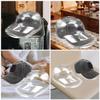 Alipis Transparent Plastic Hat Stand for Baseball Caps, 6 Pieces view 3