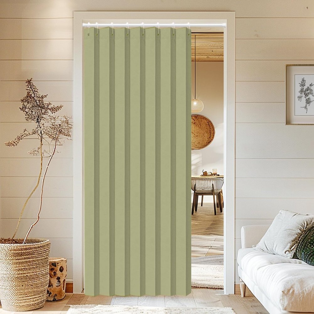 Custom-Made Foldable Blackout Curtain, Green, W240 x H220 cm