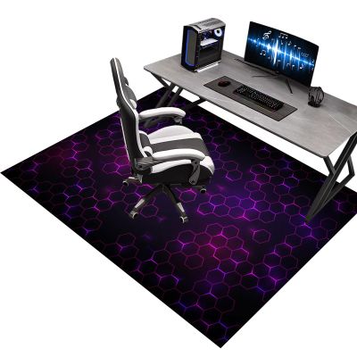 KQIEJUY Gaming Chair Mat, 90 x 120 cm, Non-Slip and Scratch-Resistant