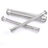 SMGLRUEAT 19 mm (1/2 in DN15) Ferrule, 50.5 mm Tri-Clamp Braided Flexible Hose, 500 mm Long, SS304 Pipe view 2