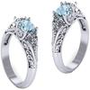 Women's Sapphire Engagement Ring view 3