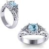 Women's Sapphire Engagement Ring view 4