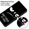 BOLELAW Case for Samsung Galaxy A57, PU Leather Wallet Case with Magnetic Closure, Stand Function & Card Slots, Don't Touch My Phone view 4