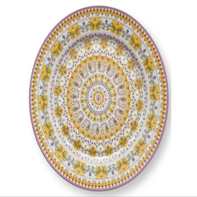 Pip Studio Lily&Lotus Moon Delight Yellow Charger Plate 32 cm