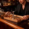 Octagonal Anti-Slip Wooden Tray view 2