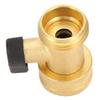 CHICIRIS Stainless Brass Ball Valve Connector for Garden Hose, 3/4 in DN20, 1.8 in view 3