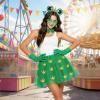 SINSEN 8-Piece Adult Frog Costume Set with Tulle Skirt and Accessories view 3
