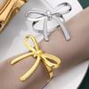 Bow Napkin Rings, Gold, Zinc Alloy, 6-Pack view 2