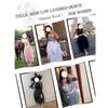 Women's Layered Tulle Tutu Skirt, High-Low A-Line Midi Skirt for Costumes and Festivals view 4