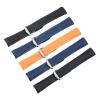 XNJIADVSY 19/20/21/22 mm FKM Fluororubber Curved-End Watch Strap for Omega 300 Seamaster 600 Planet Ocean Speedmaster view 2