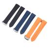 XNJIADVSY 19/20/21/22 mm FKM Fluororubber Curved-End Watch Strap for Omega 300 Seamaster 600 Planet Ocean Speedmaster view 3