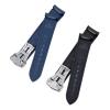 XNJIADVSY 19/20/21/22 mm FKM Fluororubber Curved-End Watch Strap for Omega 300 Seamaster 600 Planet Ocean Speedmaster view 4