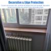 Acrylic Window Sill Cover Plates, Easy-to-Clean Oak Wood Design, Protective Replacement Board for Home Décor and Pet Safety view 2
