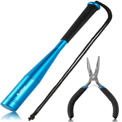 Pullther Fish Stunner & Fishing Pliers Set with Lanyard